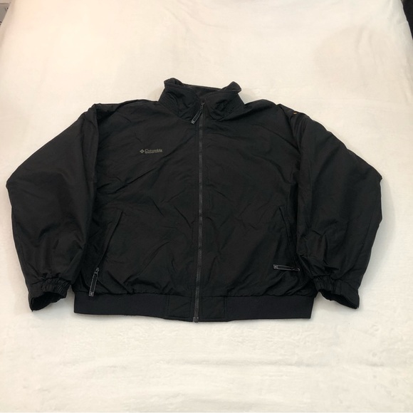 Columbia Sportswear Black Full Zip Up Fleece Inner Winter Snow